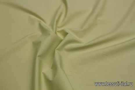 Сорочечная стрейч (о) светло-салатовая - итальянские ткани Тессутидея арт. 01-7129