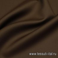 Шелк матовый (о) коричневый - итальянские ткани Тессутидея арт. 10-3812