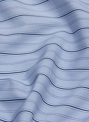 Сорочечная (н) сине-голубая полоска  - в интернет-магазине тканей Тессутидея арт. 01-6437