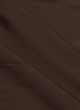 Плательная кади вискоза+шелк 210 г/м (о) темно-коричневая - в интернет-магазине тканей Тессутидея арт. 04-1764