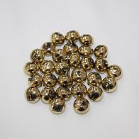Пуговица круглая на ножке металл золото d-12mm Roberto Cavalli - итальянские ткани Тессутидея арт. F-2493