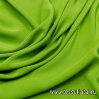 Крепдешин (о) светло-зеленый - итальянские ткани Тессутидея арт. 02-8566