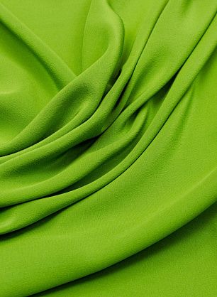 Крепдешин (о) светло-зеленый - в интернет-магазине тканей Тессутидея арт. 02-8566