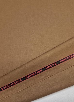 Костюмная стрейч дабл фейс 320 г/м (о) кэмел - в интернет-магазине тканей Тессутидея арт. 05-4810