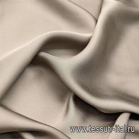 Плательная вискоза (о) светло-коричнево-серая - итальянские ткани Тессутидея арт. 04-1554