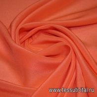 Крепдешин стрейч (о) оранжевый ARMANI - итальянские ткани Тессутидея арт. 02-5469