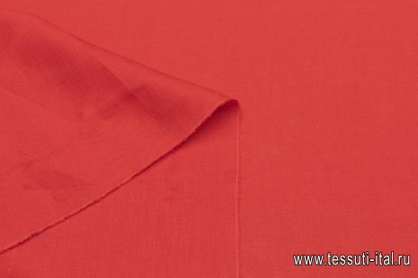 Лен (о) красный - итальянские ткани Тессутидея арт. 16-0790