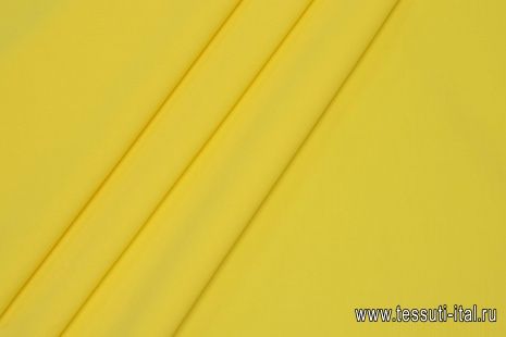 Хлопок костюмный стрейч (о) ярко-желтый - итальянские ткани Тессутидея арт. 01-6653