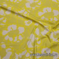 Сорочечная стрейч (н) бело-желтая - итальянские ткани Тессутидея арт. 01-7405