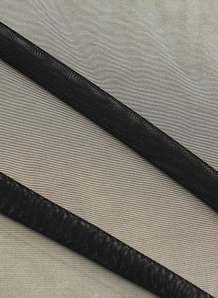 Плательная сетка бистрейч (о) черная - в интернет-магазине тканей Тессутидея арт. 03-7438