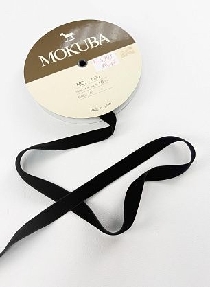 Бархатная лента двухсторонняя ш-18мм черная Mokuba - в интернет-магазине тканей Тессутидея арт. F-7191