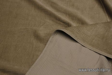 Вельвет (о) бежевый - итальянские ткани Тессутидея арт. 01-7278
