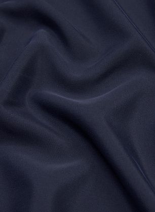 Шелк кади стрейч (о) темно-синий - в интернет-магазине тканей Тессутидея арт. 10-1930