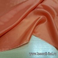Подкладочная стрейч (о) оранжевая  - итальянские ткани Тессутидея арт. 08-0734