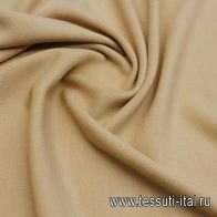 Пальтовая велюр (о) светло-бежевая - итальянские ткани Тессутидея арт. 09-2061