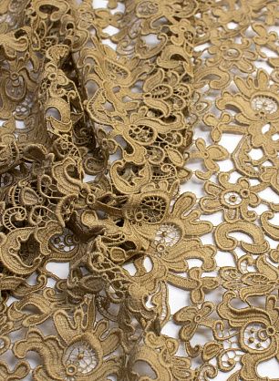 Кружевное полотно (о) бежевое в стиле Valentino - в интернет-магазине тканей Тессутидея арт. 01-5464