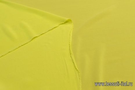 Крепдешин (о) желтый - итальянские ткани Тессутидея арт. 10-0864
