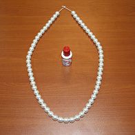 Нить жемчуга-d 13mm - итальянские ткани Тессутидея арт. F-0475