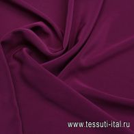 Крепдешин (о) бордовый - итальянские ткани Тессутидея арт. 10-3576