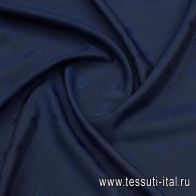 Плательная вискоза (о) насекомые на синем - итальянские ткани Тессутидея арт. 04-1711