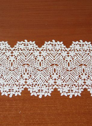 Кружево макраме айвори ш-10,5см  - итальянские ткани Тессутидея 03-2795