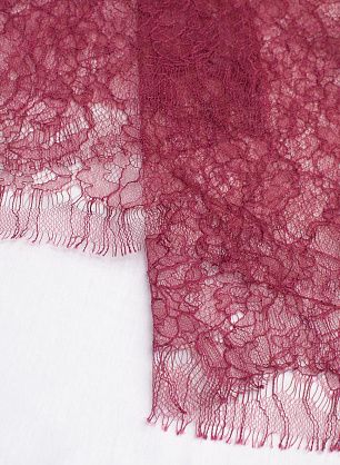 Кружевное полотно (о) вишневое - в интернет-магазине тканей Тессутидея арт. 03-6078