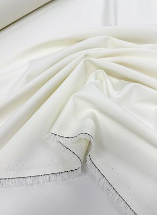 Костюмная стрейч 450 г/м (о) молочная - в интернет-магазине тканей Тессутидея арт. 05-4790
