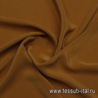 Крепдешин (о) медный - итальянские ткани Тессутидея арт. 10-3876