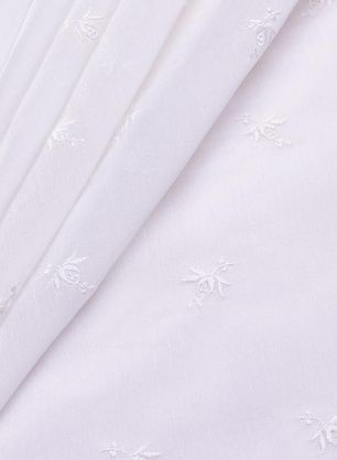 Плательная (н) белая вышивка на белом - в интернет-магазине тканей Тессутидея арт. 03-6002