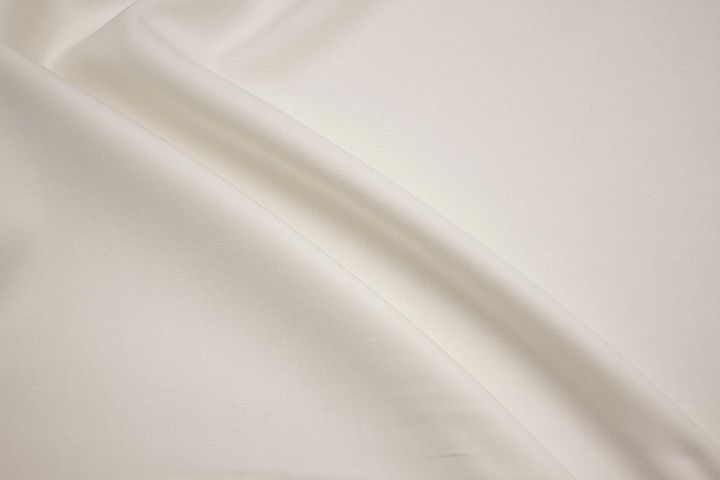 Костюмная шерсть дабл фейс (о) молочная - итальянские ткани Тессутидея арт. 05-5042