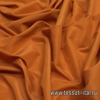 Подкладочная стрейч (о) коричнево-оранжевая - итальянские ткани Тессутидея арт. 07-1267