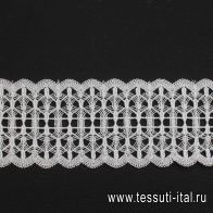Кружево макраме (о) белое ш-5см - итальянские ткани Тессутидея арт. F-6211