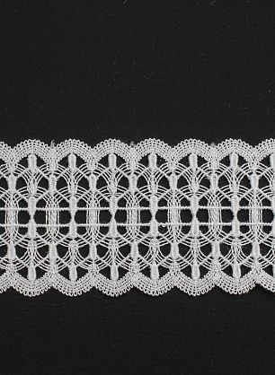 Кружево макраме (о) белое ш-5см - в интернет-магазине тканей Тессутидея арт. F-6211