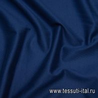 Трикотаж мерсеризованный хлопок (о) синий - итальянские ткани Тессутидея арт. 12-1067