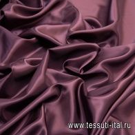 Подкладочная (о) баклажановая - итальянские ткани Тессутидея арт. 08-0965