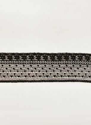 Кружево черное ш-3,5см - в интернет-магазине тканей Тессутидея арт. 01-7917