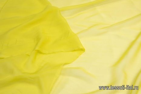 Шифон (о) темно-желтый - итальянские ткани Тессутидея арт. 10-1182