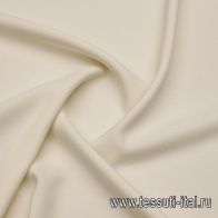 Плательная вискоза 380 г/м (о) молочная - итальянские ткани Тессутидея арт. 04-1723