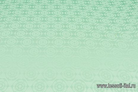 Плательная жаккардовая (о) салатовая - итальянские ткани Тессутидея арт. 03-6766