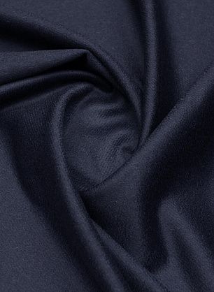 Пальтовая кашемир двухслойная (о) темно-синяя/темно-коричневая - в интернет-магазине тканей Тессутидея арт. 09-2078