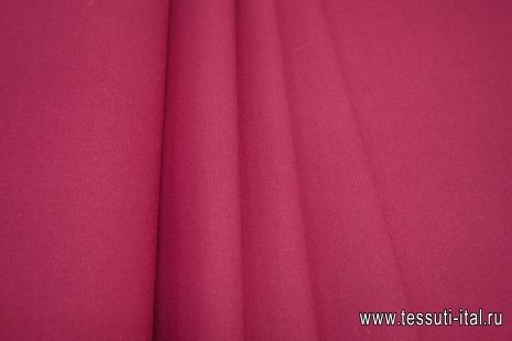 Костюмная стрейч с люрексом (о) малиновая - итальянские ткани Тессутидея арт. 05-3873