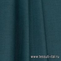 Костюмная (о) темно-бирюзовая - итальянские ткани Тессутидея арт. 05-4196