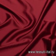 Шелк атлас стрейч (о) марсала - итальянские ткани Тессутидея арт. 10-2995