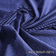 Вельвет (о) темно-синий - итальянские ткани Тессутидея арт. 01-7362