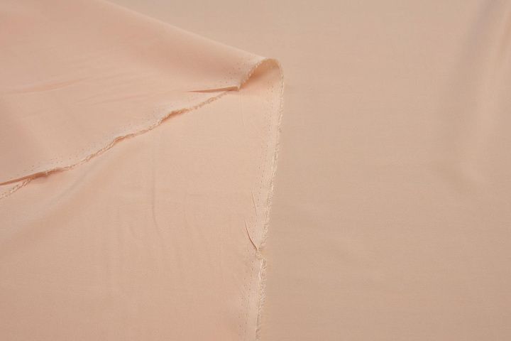 Крепдешин стрейч (о) персиковый - итальянские ткани Тессутидея арт. 10-1066