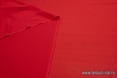Шифон (о) красный - итальянские ткани Тессутидея арт. 02-9048