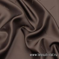 Подкладочная (о) темно-коричневая - итальянские ткани Тессутидея арт. 08-1314