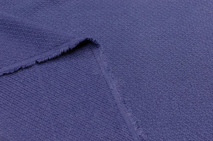 Костюмная стрейч (о) темно-синяя в стиле Chanel - итальянские ткани Тессутидея арт. 01-5085