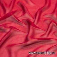 Шифон (о) вишневый - итальянские ткани Тессутидея арт. 10-1340