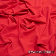 Шифон креп стрейч (о) красный - итальянские ткани Тессутидея арт. 10-0978